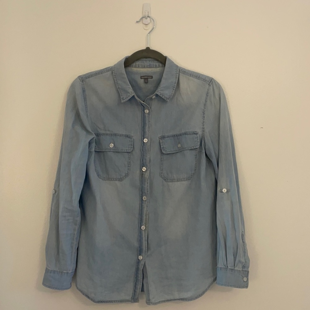 Charlotte Russe small chambray top